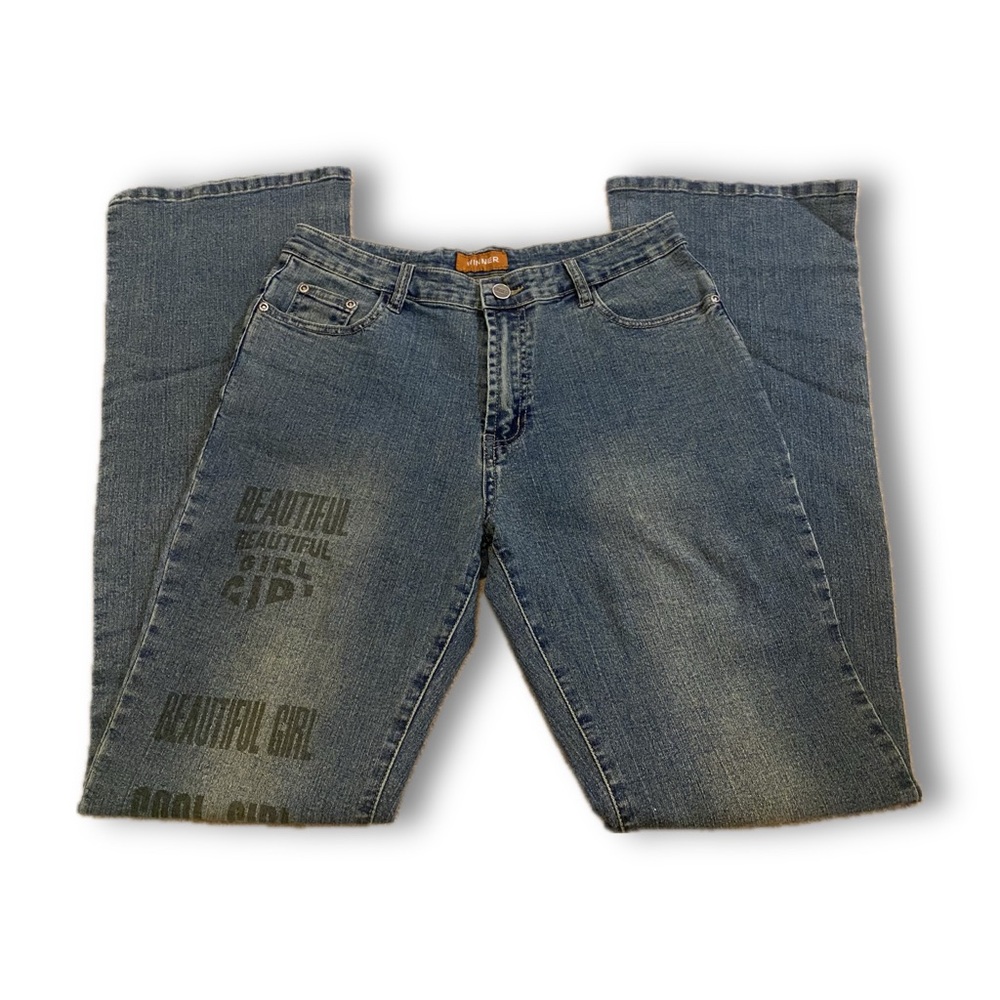 winner yellow wash flared beautiful girl cool girl jeans